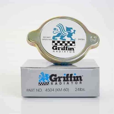 Griffin Radiators KM-60 Racing Radiator Cap High Pressure Cap 22-24 lbs 1-1/2