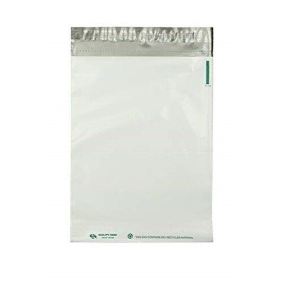 Quality Park Poly Mailer, Redi-Strip, White, 9 x12, 100 per Box, (46190)