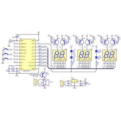 Gikfun 6 Bits Digital LED Electronic Clock DIY Kits PCB Soldering Practice Le...