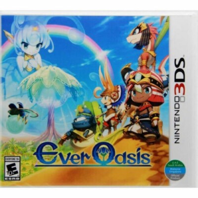 Ever Oasis 3DS Brand New Game (Action/Adventure RPG 2017)
