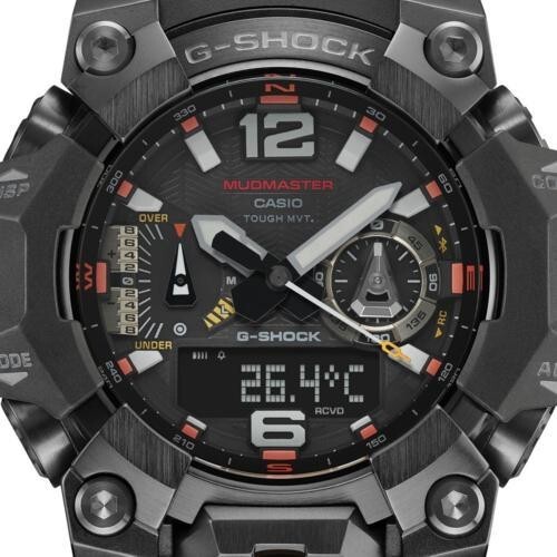 Pre-owned Casio G-shock Gwg-b1000ec-1ajf Mudmaster Radio Solar Men's Watch Japan