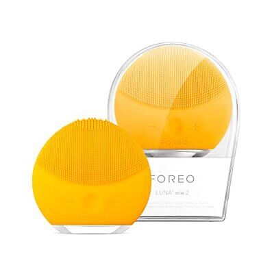 FOREO LUNA mini 2 Electric Facial Cleansing Brush Silicone Sunflower Yellow