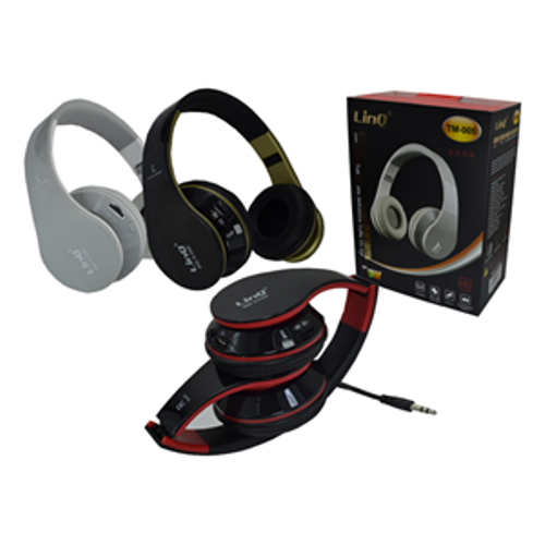 Cuffie Stereo Wireless Bluetooth Con Microfono E Fm Integrato Linq Tm-005