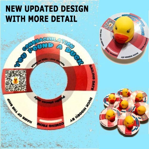 50 CRUISING DUCKS PRECUT LIFESAVER SWIM RING LIFE PRESERVER