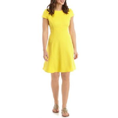 Kasper 2025 yellow dress