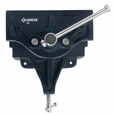 GROZ 6" Portable Wood-Working Vise | Clamp On Vise | Cast 