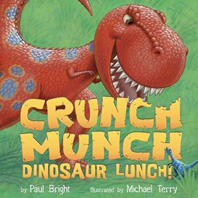 Crunch Munch Dinosaur Lunch! - Little Hippo Books - Children's Padded Boa - GOOD