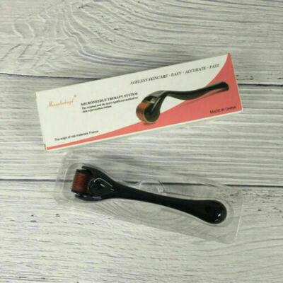 Beard Derma Roller Hair Beard Regrowth & Skin Rejuvena 540 Titanium Micro Needle