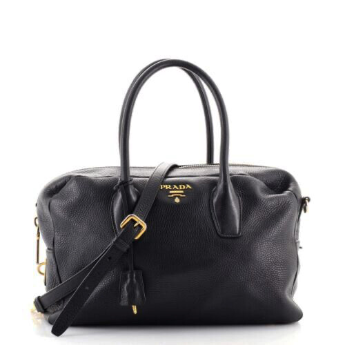 Prada Nylon Bauletto Satchel Bag, Black | eBay Prada Nylon Bauletto Satchel Bag, Black | eBay