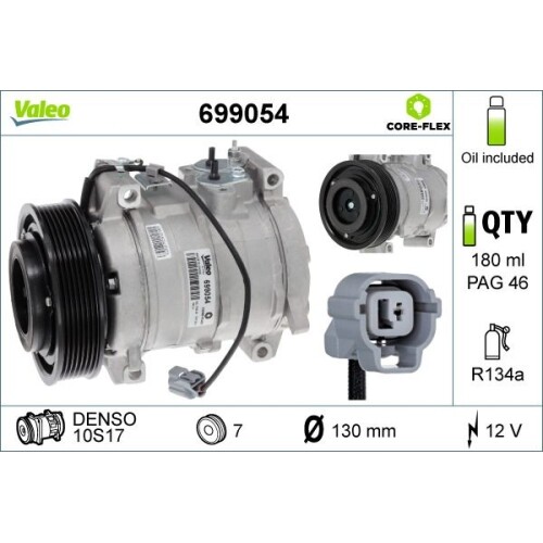 Valeo Compresseur, Climatisation Compatibilite Avec Honda 699054