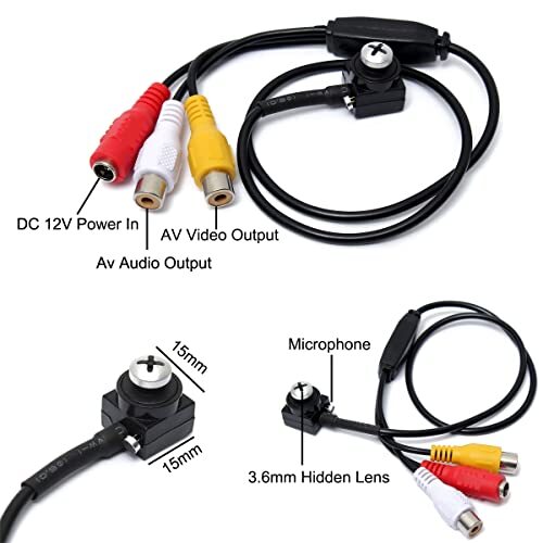 Camara el Tornillo Camara De Seguridad Oculta Secreta Mini Espia Hidden Cam HD - Image 6