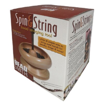Bead Spinner Spin & String (SW24) Wooden Bead Stringing Tool Beadsmith