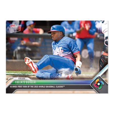 2023 Topps NOW MLB WORLD BASEBALL CLASSIC #1 WBC-1 YOELKIS GUIBERT 