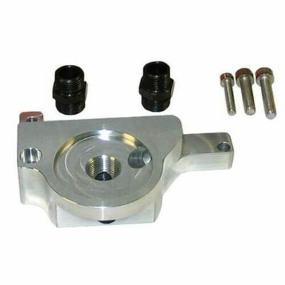 Milodon 21580 On Block Oil Filter Kit Mount - LS Oil Pan