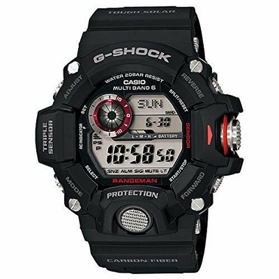 Pre-owned Casio G-shock Gw-9400j-1jf Gw-9400j-1 Master Of Rangeman Triple Sensor Ver.3