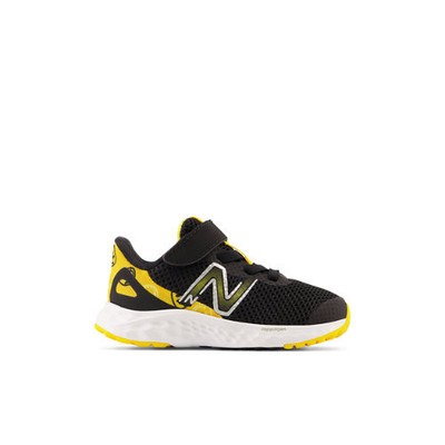 

New Balance Kids Fresh Foam Arishi v4 Bungee Lace with Top Strap Black/Orange