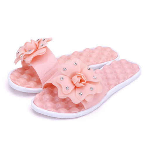Women's Floral Plastic Sandals and Flip Flops