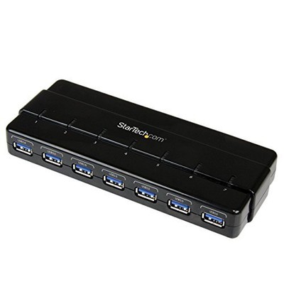 Startech.com 7 Port Superspeed Usb 3.0 Hub - Desktop Usb Hub With Power Adapter