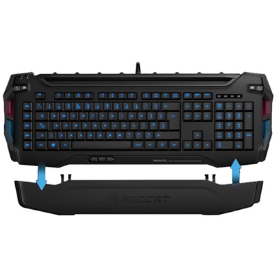ROCCAT - Skeltr Wired Gaming Membrane Keyboard - Black