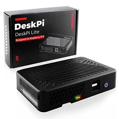 Lite Raspberry Pi 4 Case With Power Button/heatsink With Pwm Fan/dual Ful