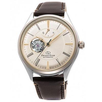 Pre-owned Orient Star Rk-at0201g Classic Skeleton Automatic Watch Champagne Gold Men's