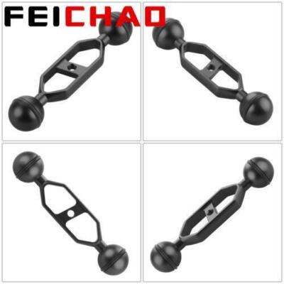 FEICHAO Diving Camera Bracket Mount Clamp Dual Ball Lighting Arm CNC Aluminum