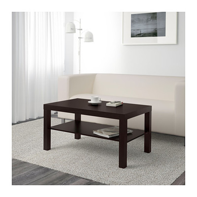 Coffee Table Lack Side End Black Brown TV Stand Laptop IKEA Living Bed Game Room