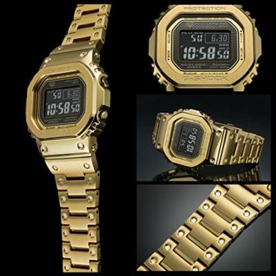 Pre-owned Casio G-shock Gmw-b5000gd-9jf Solar Radio Men's Watch Bluetooth In Box