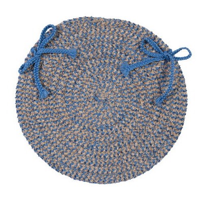 Softex Check - Blue Ice Check Chair Pad (set 4)