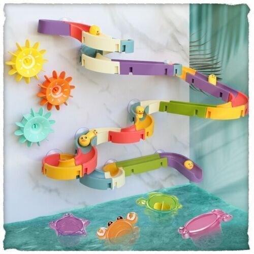 Duck Track Run Race Marble Slide Water Games Set for Kids To