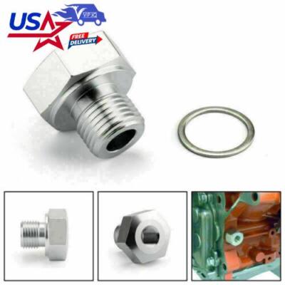 Pressure Sending Unit Plug M16 1.5 Adapter To 1/8 Npt Ls1 Lsx Ls3