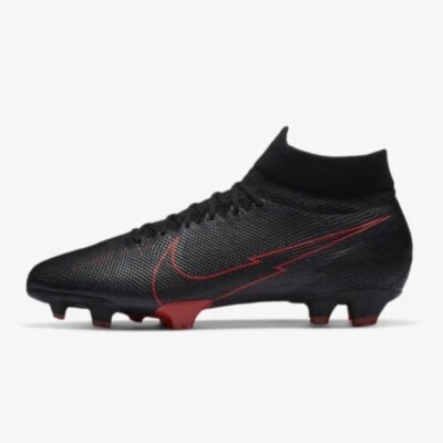 Nike Superfly 9 7 Pro FG Soccer Cleats AT5382-060 Size 8 Black / Grey / Red