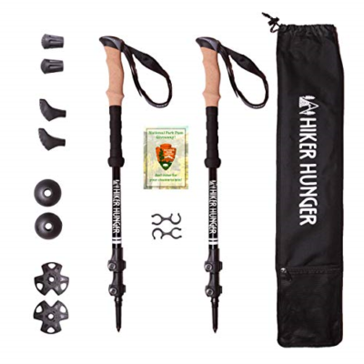 Hiker hunger trekking store pole