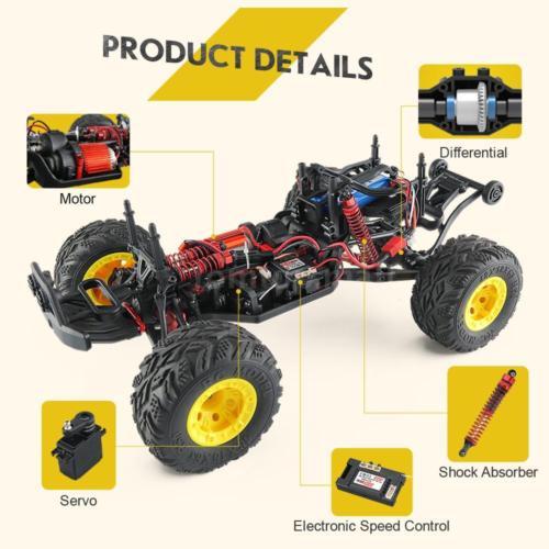 JJRC 4WD 4WD/2WD Hobby RC Car, Truck & Motorcycle Short Course Trucks