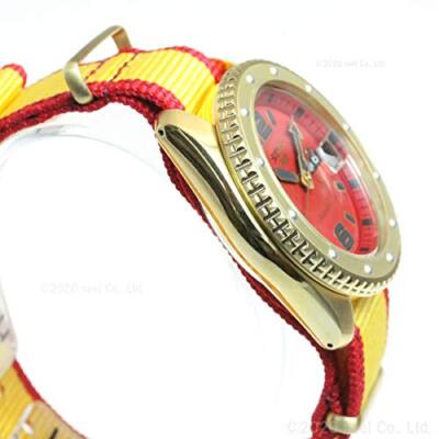 Pre-owned Seiko 5 Sports Sense Sbsa084 Street Fighter V Zangief Men's Watch Nylon Band