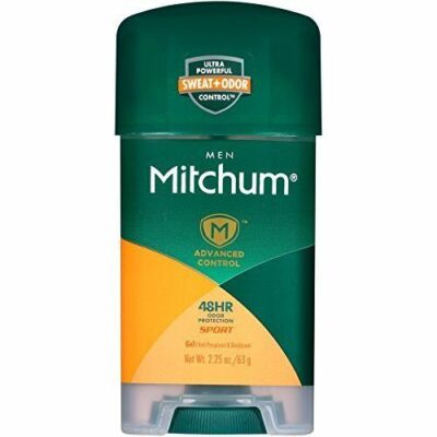 Mitchum Power Gel Anti-Perspirant and Deodorant Sport for Men 2.25 Oz Pack of 6