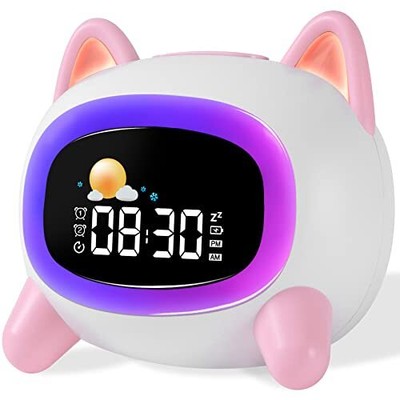 For Girls Toddler Ok To Wake Clocks For Kids With S...