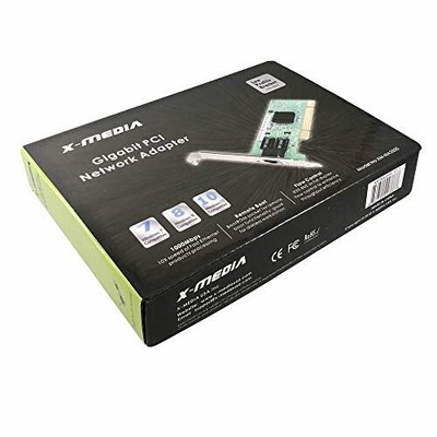 X-MEDIA Gigabit 10/100/1000Mbps Ethernet PCI Network Adapter/Card, Low Profile