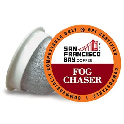 Compostable Coffee Pods - Fog Chaser (80 Ct) K Cup including Keurig 2.0, Medi...