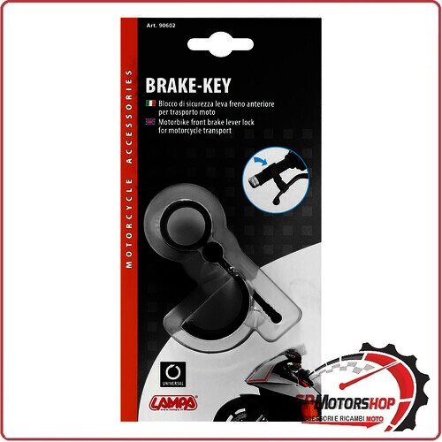 90602 BRAKE-KEY BLOCCO DI SICUREZZA LEVA FRENO ANTERIORE PER TRASPORTO MOTO