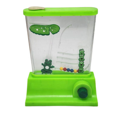 VINTAGE 1976 TOMY WATERFUL LEAP FROG PLASTIC RING TOSS WATER HANDHELD GAME TOY