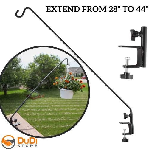 Hanging Plants Lights With Clamp Long Railing
