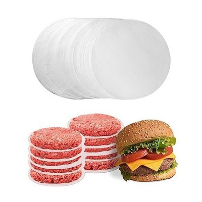 500 Pcs Non-Stick Burger Patty Paper Hamburger Parchment Papers for Press