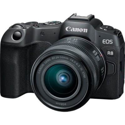 Canon EOS R8 Mirrorless Camera with RF24-50mm f/4.5-6.3 IS STM lens Kit