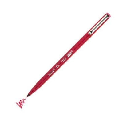 Marvy Uchida Le Pen Flex Rubberized Brush Tip Red Office School Art Cartoonist