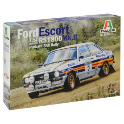 ITALERI 3650 Ford Escort MK.II RS1800 Lombard RAC Rally 1:24 Car Model Kit