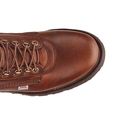 CAROLINA CAROLINA MEN'S 6" PLAIN TOE BOOTS, AMBER GOLD, 9-B