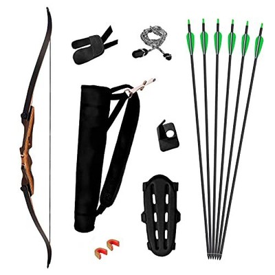 Samick Sage Takedown Recurve Bow and Arrow Set 62 inches - R