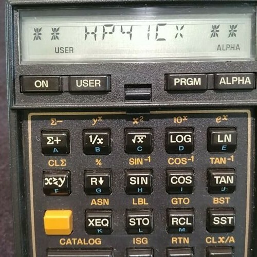 Vintage HP 41CX Scientific Calculator