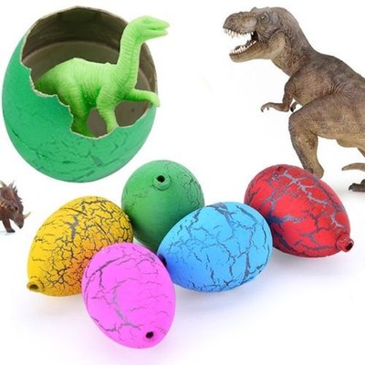 6pc Magic Hatching Dinosaur Add Water Growing Dino Eggs Inflatable Toys For Kids